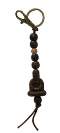 Shakyamuni Boeddha Meditatie - Sleutel en tashanger bruin 