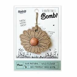 Bloemen you are the bomb blossombs met hanger en biologische zaden