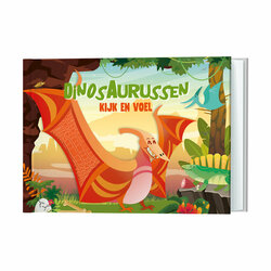 Dinosaurussen kijk en voel - Hardcover kartonboek
