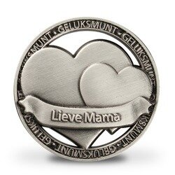 Geluksmunt lieve mama met hartjes