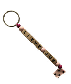 Sleutelhanger Lieve juf