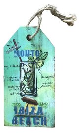 Mojito Ibiza beach houten bordje om op te hangen
