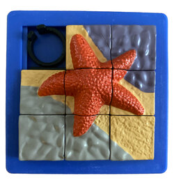 Schuifpuzzel Zeester 3d - denkspel voor kinderen