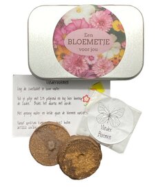 Zaden Doosje Een Bloemetje Voor Jou Vlinderbloemen Kweekset