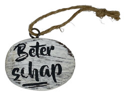 Beterschap - Houten hanger