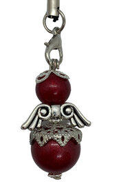 Beschermengel Rood Zilver met inspirerende tekstkaart