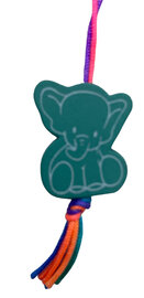 Geluksdier olifant van hout - set van 10 stuks