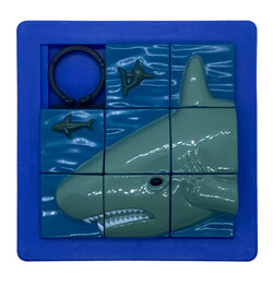 Schuifpuzzel Haai 3d