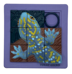 Schuifpuzzel Gekko 3d