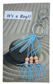 Luxe giftcard It's a Boy inclusief tashanger met drie baby jongetjes