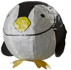 Ballon van japans rijstpapier - Pinguïn