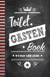 Toiletboek voor gasten - Hardcover invulboek met handig ophangkoord voor hoge nood