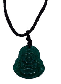 Jade Ketting Lachende Boeddha met Symbolische Betekenis