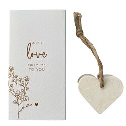 With love from me to you - hartenzeep
