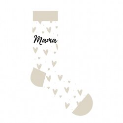 Sokken Mama - hartjes - maat 36-40