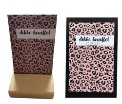 Dikke knuffel kaart in een doosje