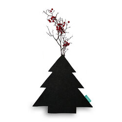 Bottle cover kerstboom - gerecycled vilt