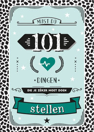 Boek 101 dingen die je zeker moet doen - Stellen editie