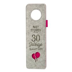 Deurhanger Niet storen 30 jarige - vilt