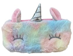 Pluche etui eenhoorn - Multi color