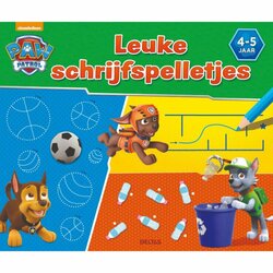 Boek Leuke schrijfspelletjes Paw Patrol - 4-5 jaar