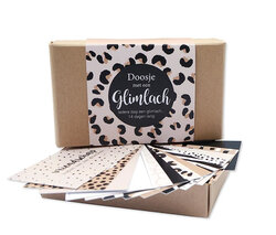 Doosje met een glimlach - Panter - 14 positieve kaartjes