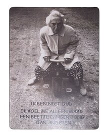 Grappig Houten Bordje Ik Ben Niet Oud Langer Jong