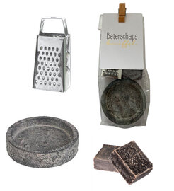 Cadeaupakketje Beterschapsknuffel - amberblokje