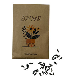 Zakje met zonnebloemzaden - Zomaar