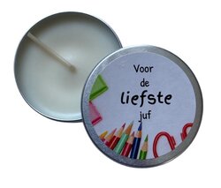 Kaars Voor de liefste juf