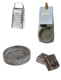 Cadeaupakketje De liefste mama ben jij - amberblokje
