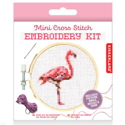 Borduurpakket Flamingo