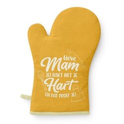 Oven handschoen Lieve mam