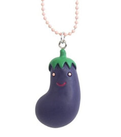 Paarse kinderketting Aubergine - Fair Trade