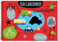 Mijn sjabloonboek - Voertuigen - Tekenboek voor kinderen