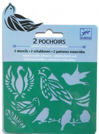 Djeco sjablonen birds