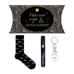 Cadeauset - Tijd voor wijn & gezelligheid - Wijn cadeaupakket