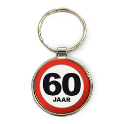  Sleutelhanger 60 Jaar - Metaal