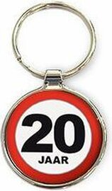  Sleutelhanger 20 Jaar - Metaal