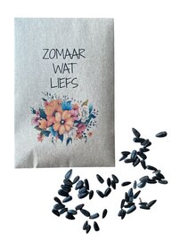 Zomaar wat liefs (zonnebloemzaden)