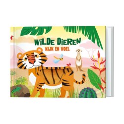 Wilde dieren Kijk en voel Boek