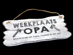 Bord Werkplaats opa - Hout