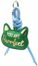 Sleutelhanger You are Purrfect - groen