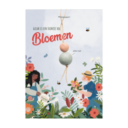 Bloembommetje Geluk is een tuintje vol bloemen