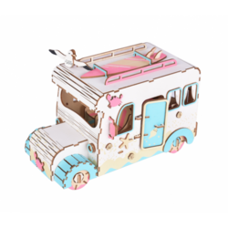DIY 3D Camperbus Hout Constructieset