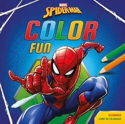 Spider-Man Color Fun kleurboek met kleurplaten van de beroemde superheld