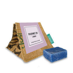 Geurzakje met amberblokje Lavendel - Fair Trade van Indiase theeplukzakken