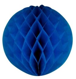 Honeycomb bol 35 cm blauw