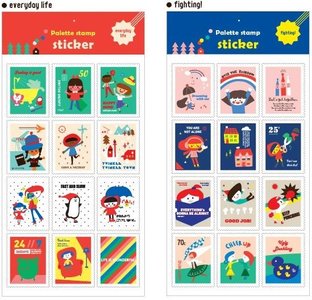 Zegelstickers groot Zegelstickers groot