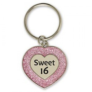Sleutelhanger Sweet 16  Sleutelhanger Sweet 16